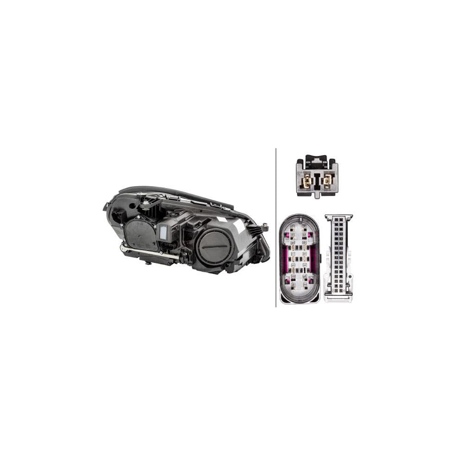 Hella 1LX 011 066-631 Headlight Suitable For Mercedes-Benz E-Class