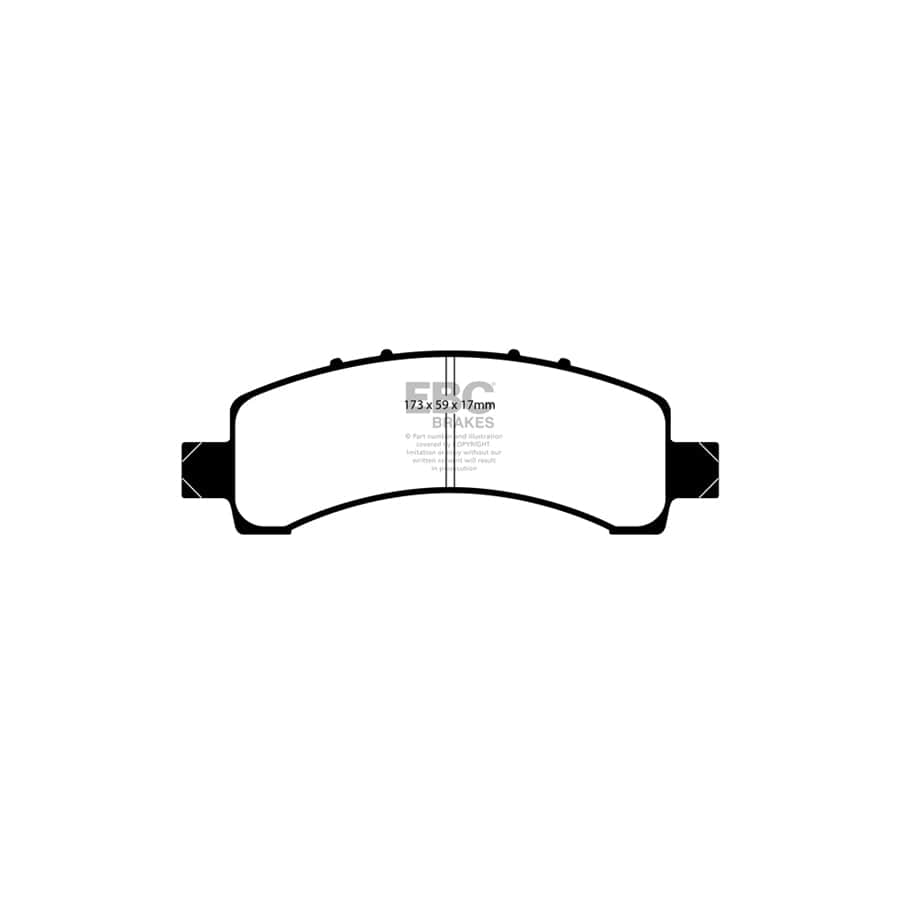 EBC PD11KR296 Cadillac Chevrolet Gmc Greenstuff Rear Brake Pad & GD Disc Kit (Inc. Escalade, Avalanche & Tahoe) 2 | ML Performance UK Car Parts