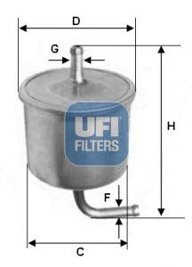 UFI 31.581.00 Fuel Filter