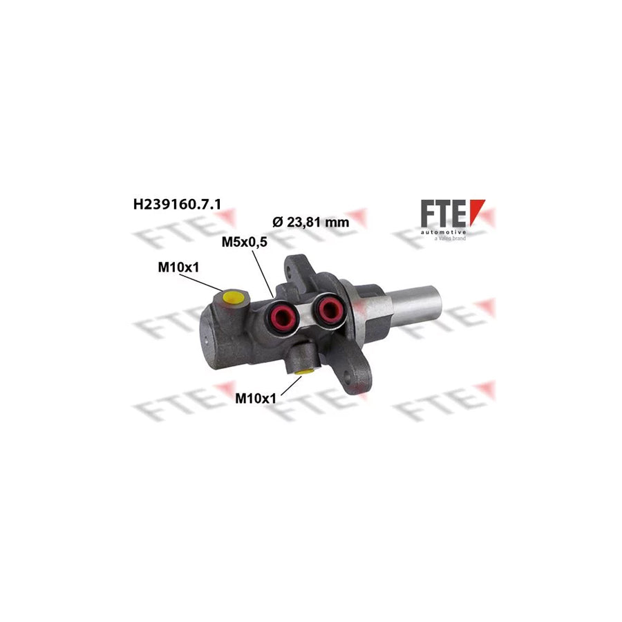 Fte H239160.7.1 Brake Master Cylinder For Nissan Qashqai / Qashqai+2 I (J10, Nj10) | ML Performance UK Car Parts