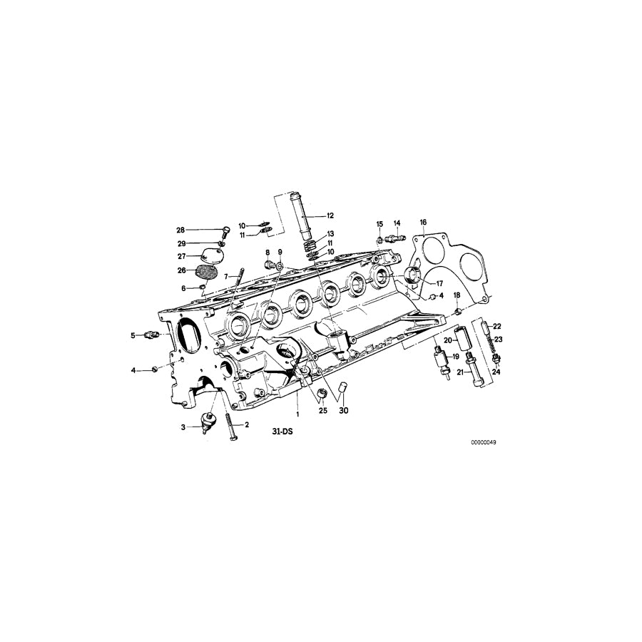 Genuine BMW 11141280826 E30 E12 E21 Covering Plate (Inc. 528e, 325e & 323i) | ML Performance UK Car Parts