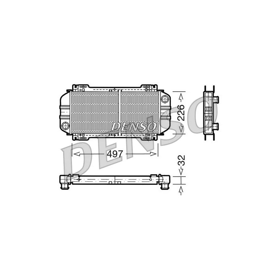 Denso DRM10033 Drm10033 Engine Radiator For Ford Fiesta | ML Performance UK