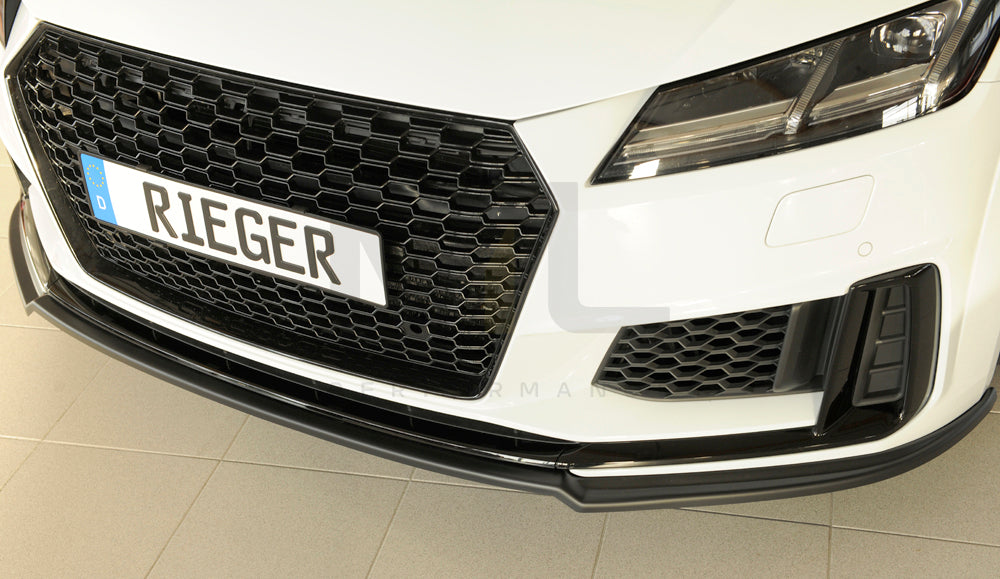 Rieger 00055180 Audi 8J-FV 8S Front Splitter (TT & TTS) 9 | ML Performance UK Car Parts