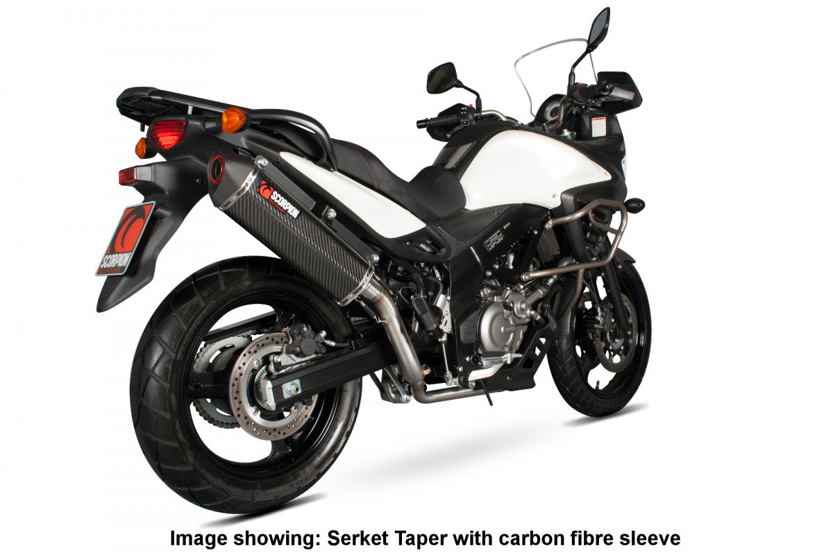 Scorpion RSI114TEO Suzuki DL650 V-Strom Serket Parallel Slip-On - Titanium Sleeve | ML Performance UK UK