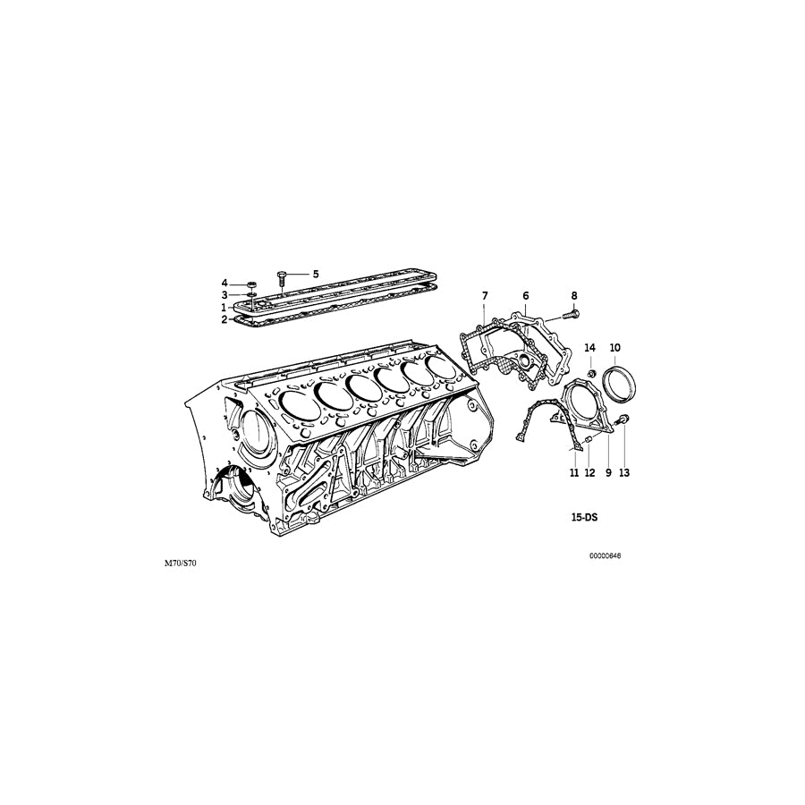 Genuine BMW 11141288973 E32 E31 Gasket Asbestos Free (Inc. 750i, 750iLS & 850Ci) | ML Performance UK Car Parts