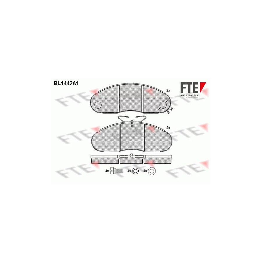 Fte BL1442A1 Brake Pad Set | ML Performance UK Car Parts