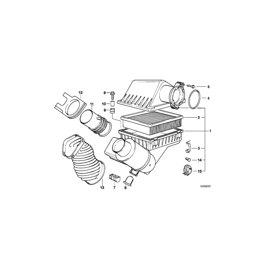 Genuine BMW 13711747012 E34 E32 Sealing (Inc. 740iL, 740i & 540i) | ML Performance UK Car Parts