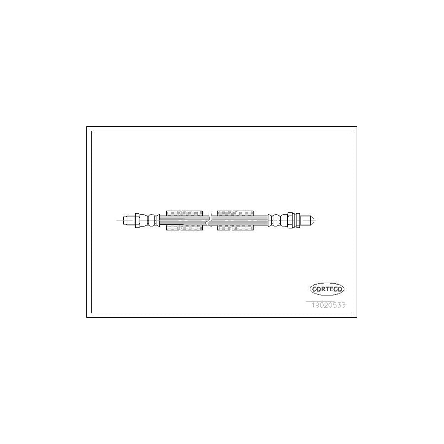 Corteco 19020533 Brake Hose | ML Performance UK