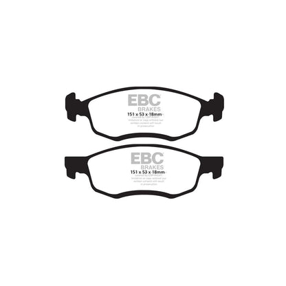 EBC PDKF545 Dacia Lada Ultimax Front Brake Pad & Plain Disc Kit (Inc. Logan MCV & Largus) 2 | ML Performance UK Car Parts