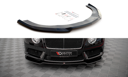 Maxton Design BE-CO-GT-1F-FD1T Front Splitter V.1 Bentley Continental GT V8 S MK2 | ML Performance UK Car Parts