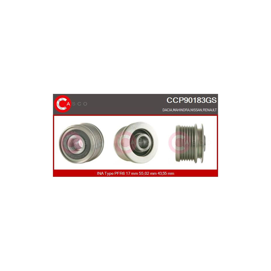 Casco Ccp90183Gs Pulley, Alternator | ML Performance UK Car Parts