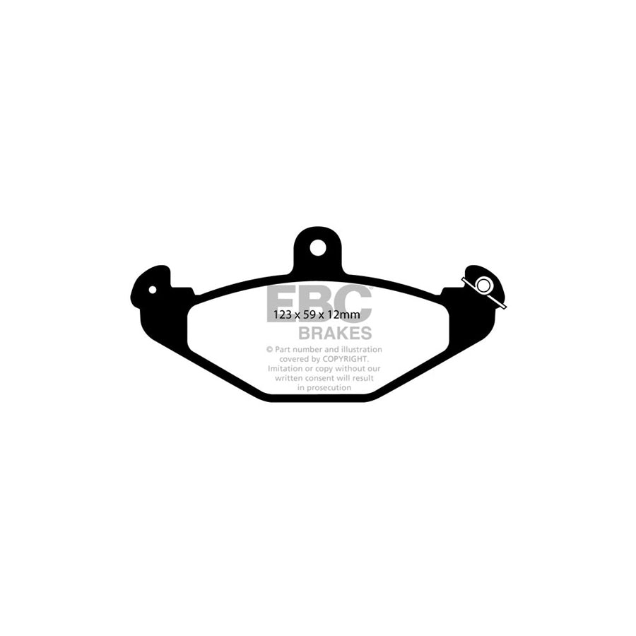 EBC PLK1045R Lotus Orangestuff Pads and Brake Line Track Pack - Brembo Caliper (Inc. Elise & Exige) 3 | ML Performance UK Car Parts