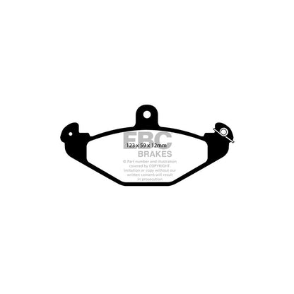 EBC PLK1045R Lotus Orangestuff Pads and Brake Line Track Pack - Brembo Caliper (Inc. Elise & Exige) 3 | ML Performance UK Car Parts