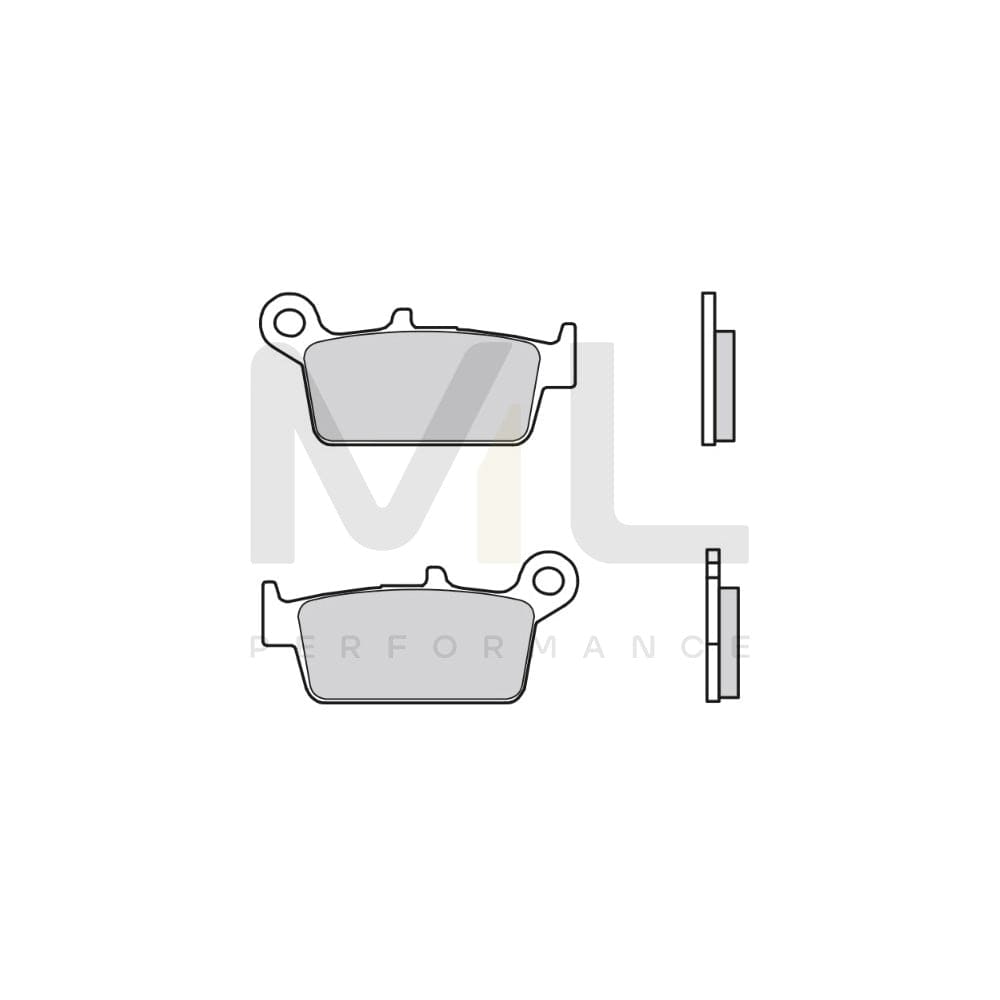 Brembo Carbon Ceramic, Scooter 07010 Brake Pad Set Front And Rear | ML Performance Car Parts