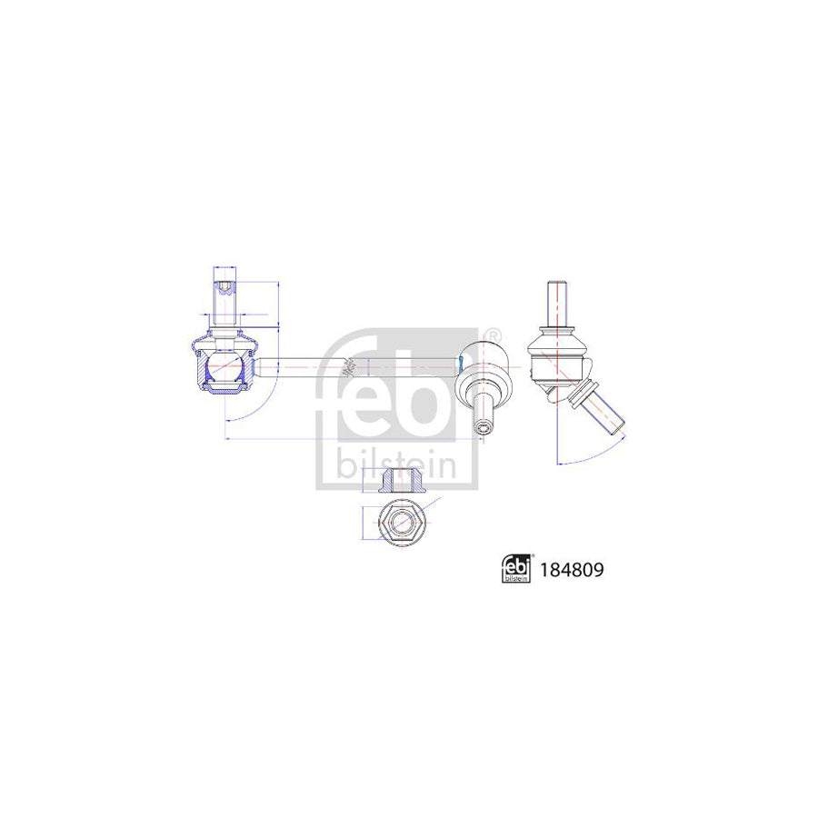 Febi Bilstein 184809 Anti Roll Bar Link