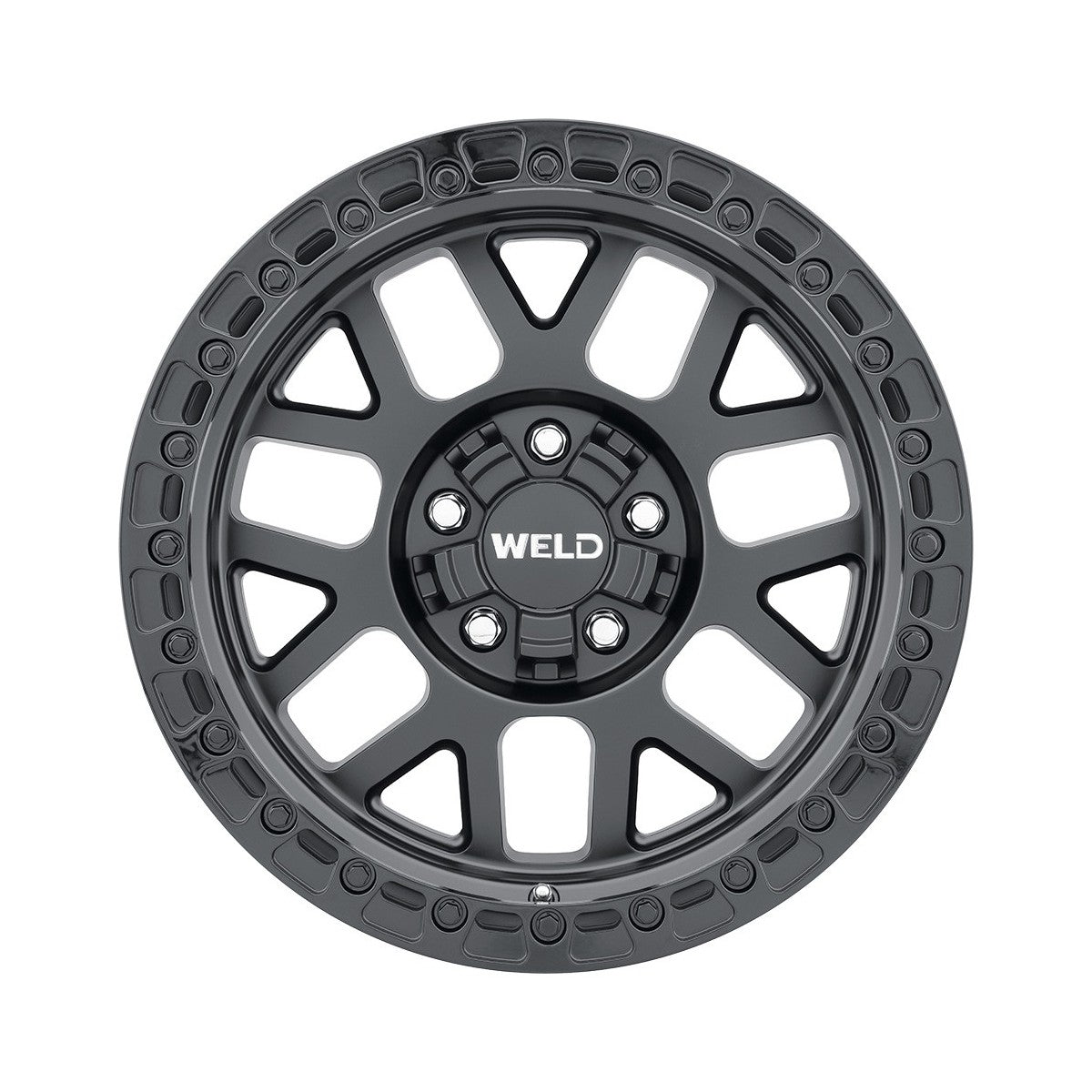 Weld W10478502625 Cinch W104 Wheel 17x8.5 5x108 ET38 BS6.25 Satin Black - Gloss Black