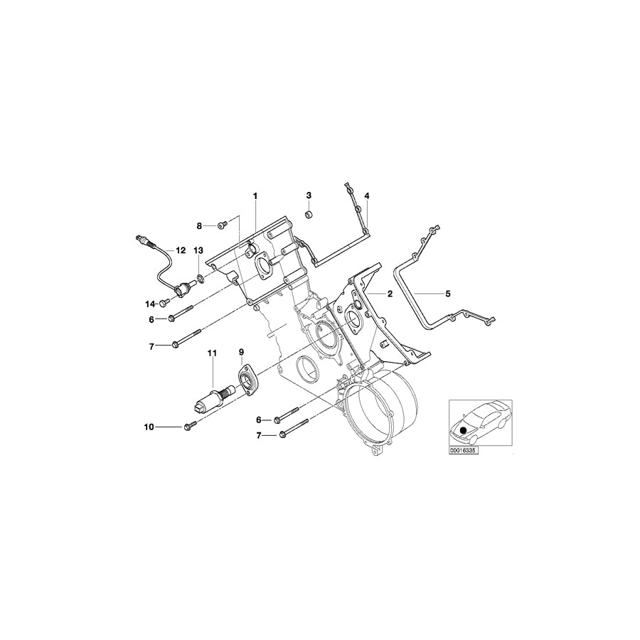 Genuine BMW 11141432698 E39 E38 E53 Screw Plug M8 (Inc. 540i, X5 4.6is & 535i) | ML Performance UK Car Parts