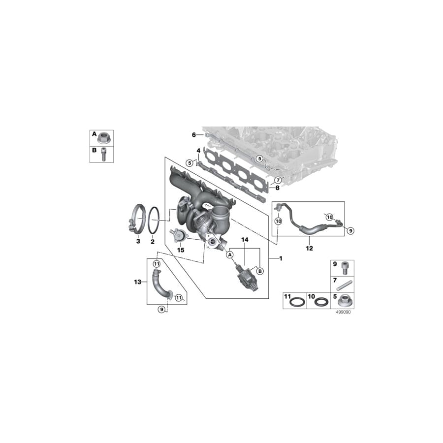 Genuine BMW 11658691854 F45 F44 G15 Blow-Off Valve (Inc. X1 20iX, X7 M50iX & M850iX) | ML Performance UK Car Parts