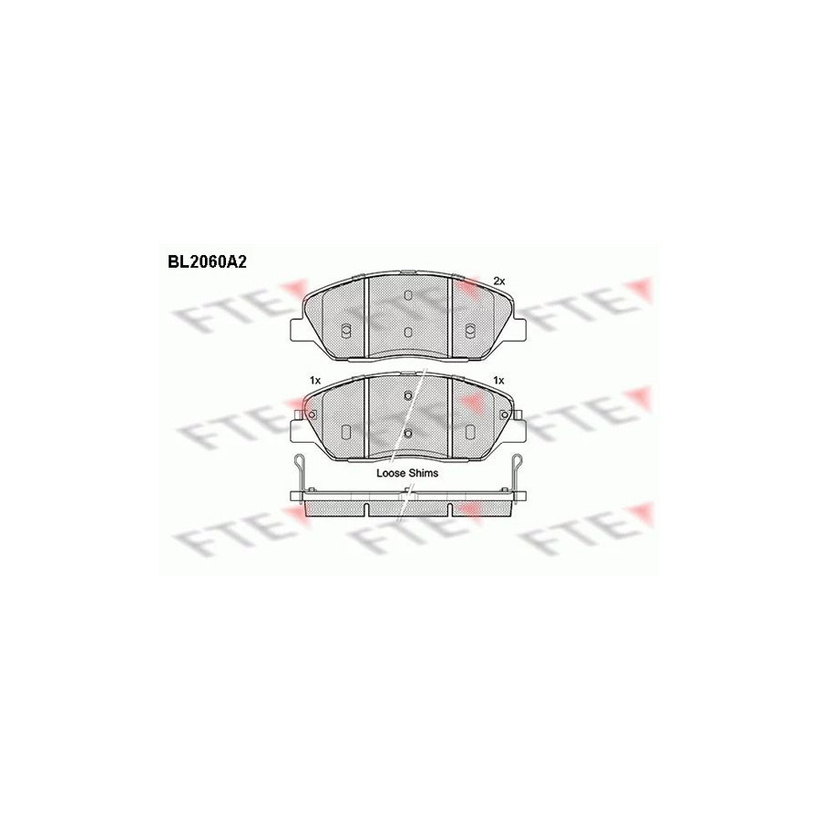 Fte BL2060A2 Brake Pad Set | ML Performance UK Car Parts