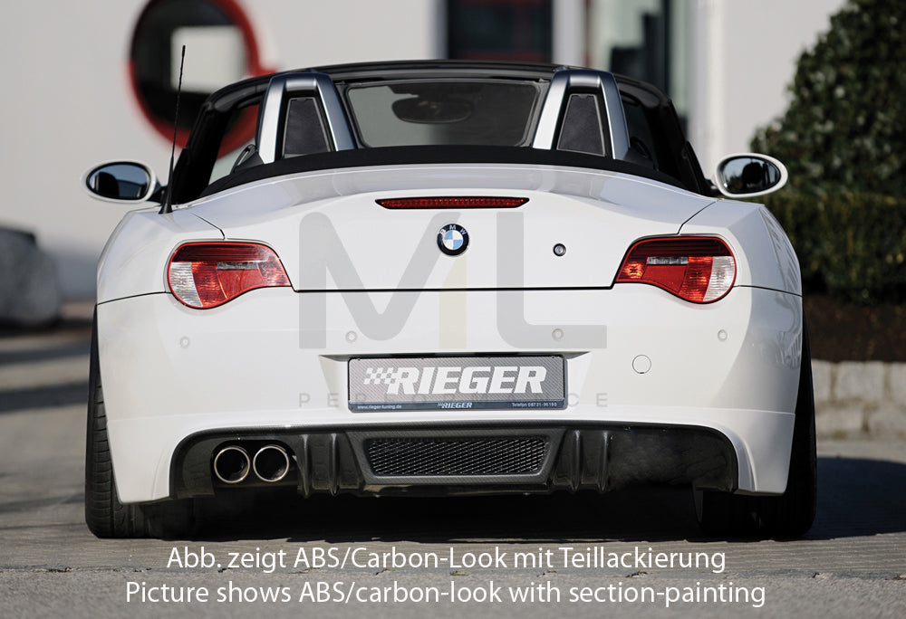 Rieger 00099865 BMW Z4 E85 Rear Diffuser 2 | ML Performance UK Car Parts