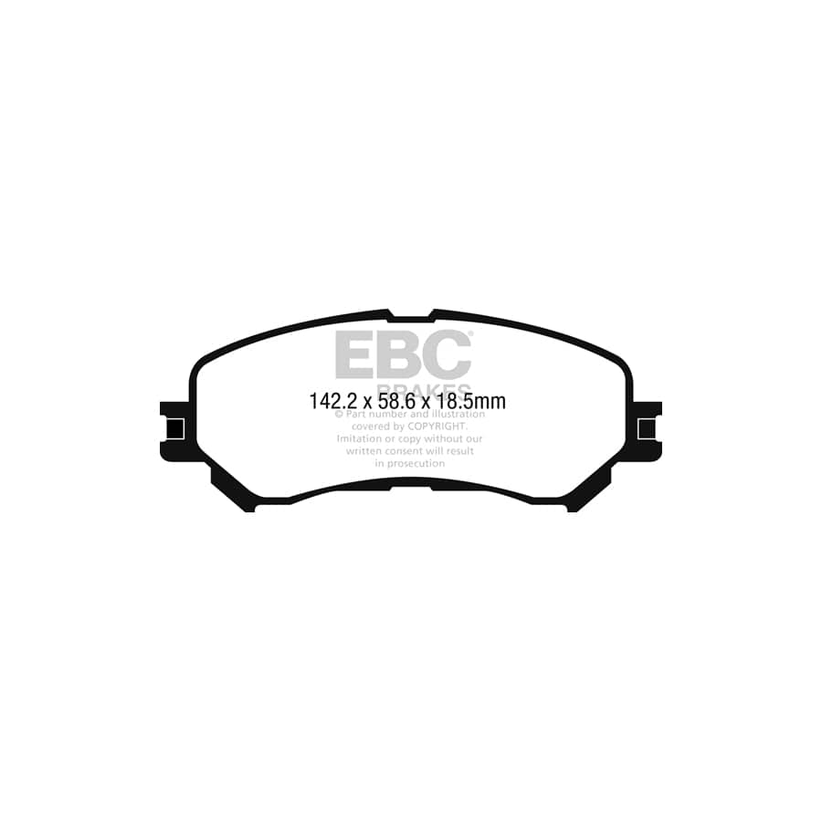 EBC PDKF2393 Renault Ultimax Front Brake Pad & Plain Disc Kit - Girling/TRW Caliper 2 | ML Performance UK Car Parts