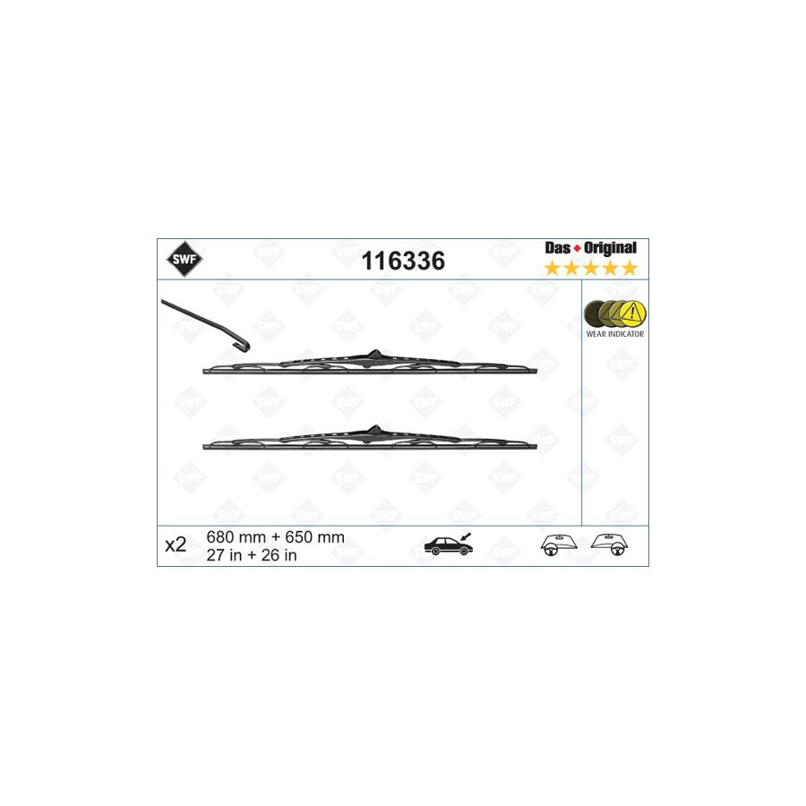 Swf Original 116336 Wiper Blade | ML Performance UK Car Parts