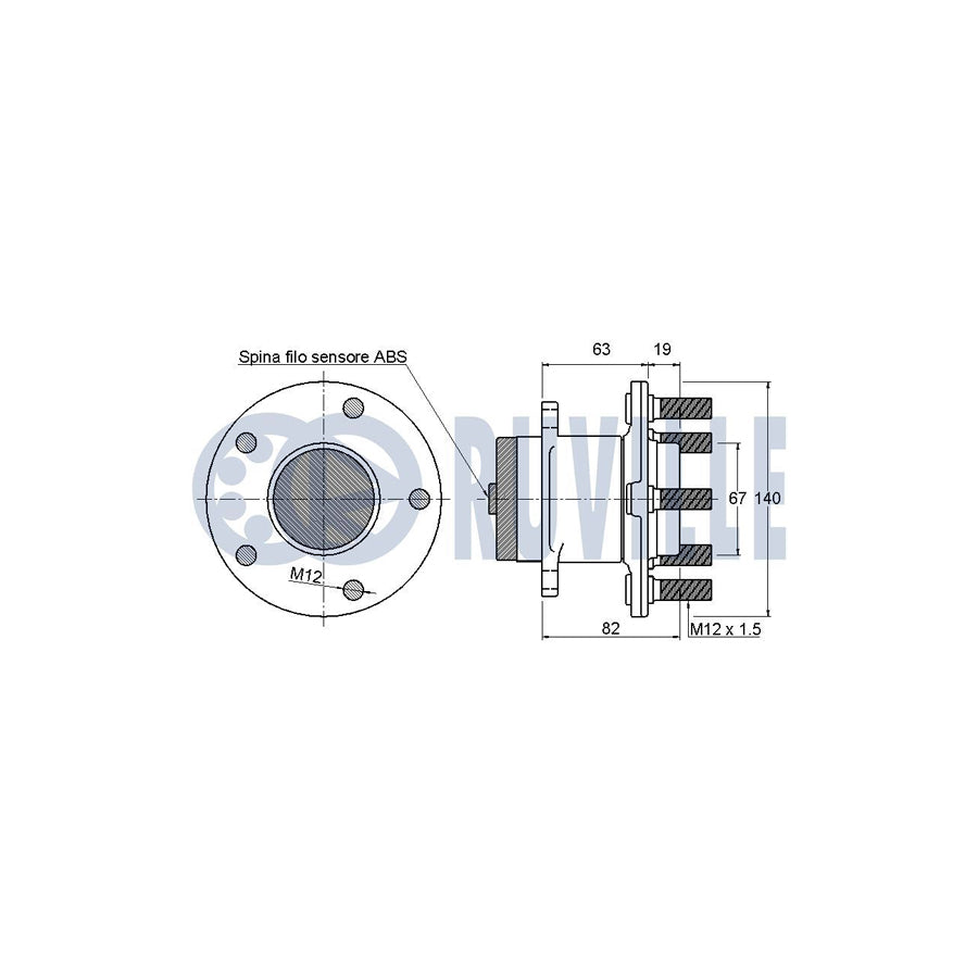 Ruville 985355 Axle Bush | ML Performance UK Car Parts