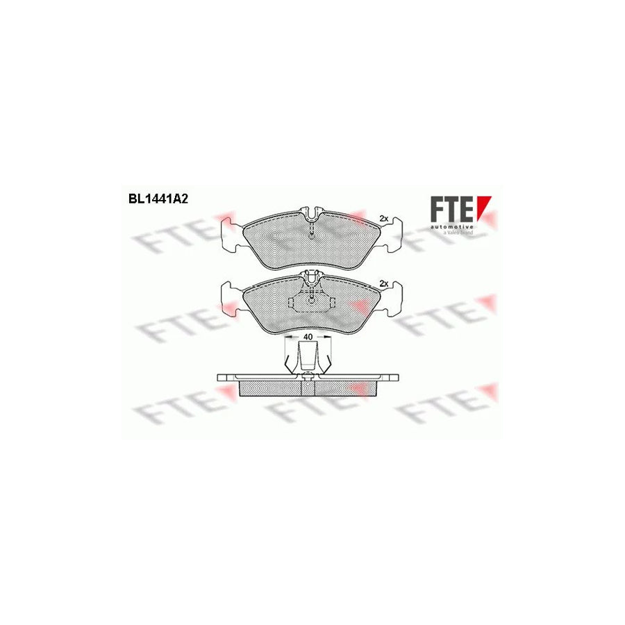 Fte BL1441A2 Brake Pad Set For Vw Lt | ML Performance UK Car Parts