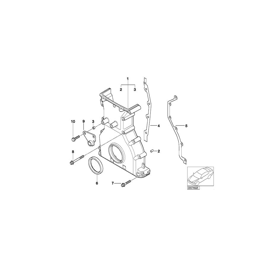 Genuine BMW 11141407693 E85 E86 E36 Gasket Asbestos Free (Inc. M3 CSL, Z4 M3.2 & M3) | ML Performance UK Car Parts