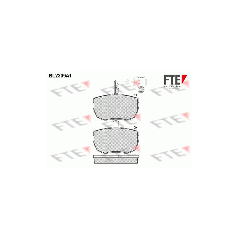 Fte BL2339A1 Brake Pad Set | ML Performance UK Car Parts