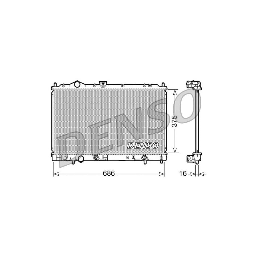 Denso DRM45021 Drm45021 Engine Radiator | ML Performance UK