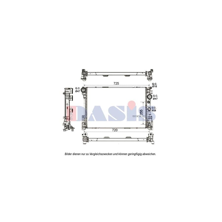 AKS Dasis 120115N Engine Radiator | ML Performance UK