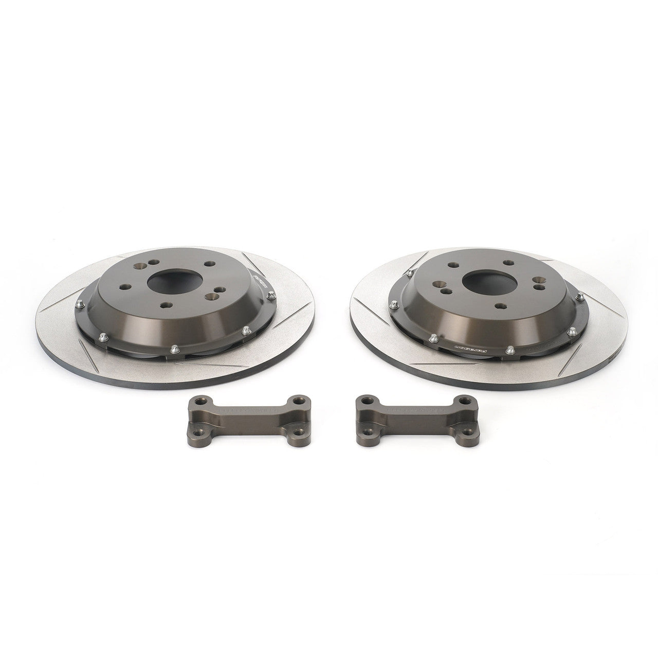 Paragon 2-Piece Brake Discs Rear Pair 324mm x 9mm (12.76" x 0.35") - Honda 8-9th Gen Civic Si - Larger Rotor