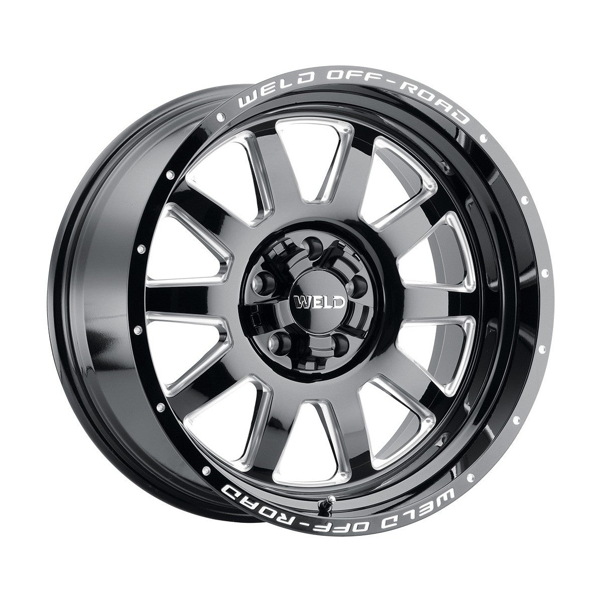 Weld W10200026475 Stealth W102 Wheel 20x10 5x114.3 ET-18 BS4.75 Gloss Black MIL