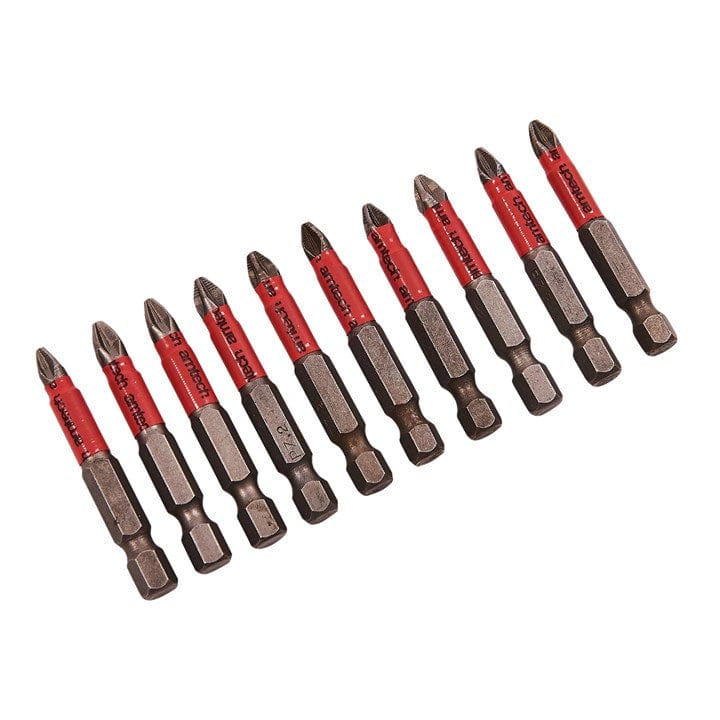 Amtech 10pcs. 50mm Non-Slip Bits | ML Performance DIY & Power Tools