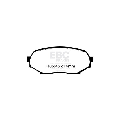 EBC PLK1047 Mazda MX5 Mk1 Yellowstuff Pads and Brake Line Performance Pack - Akebono Caliper 2 | ML Performance UK Car Parts