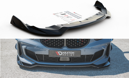 Maxton Design BM-1-40-M-FD1T Front Splitter V.5 BMW Series 1 F40 M-Pack / M135i | ML Performance UK Car Parts