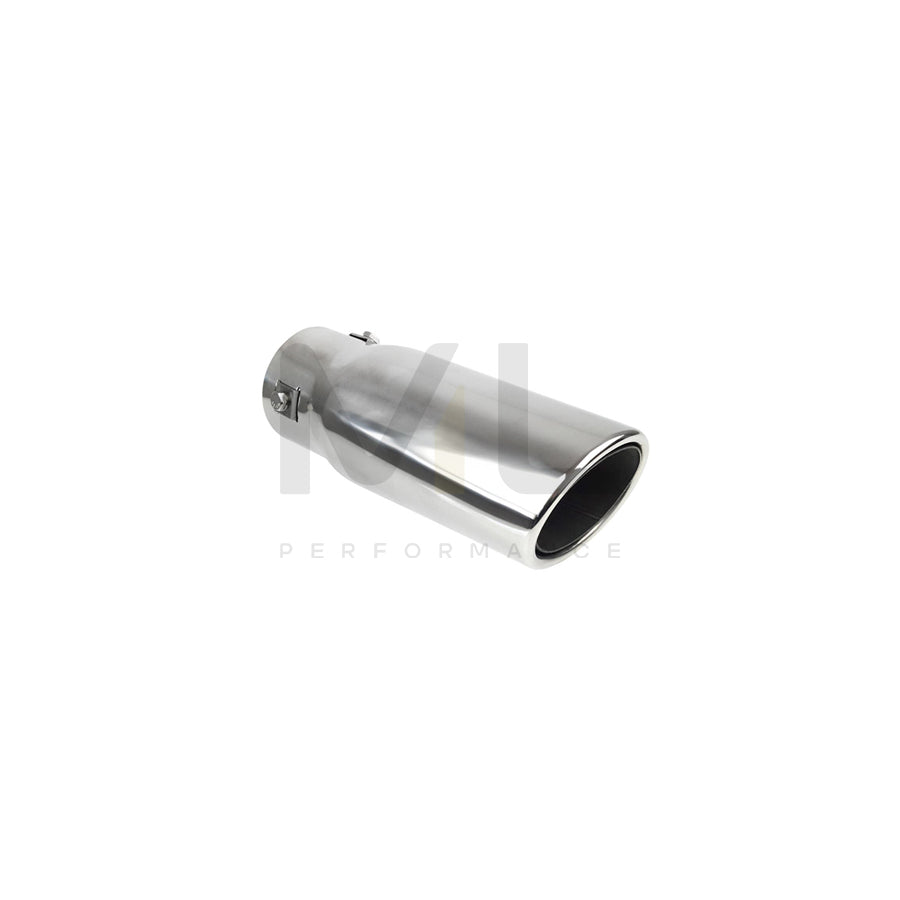 AMiO MT 021 02352 Exhaust tip 86 mm, oval, straight, Stainless Steel, 204mm, 65mm | ML Performance Car Parts