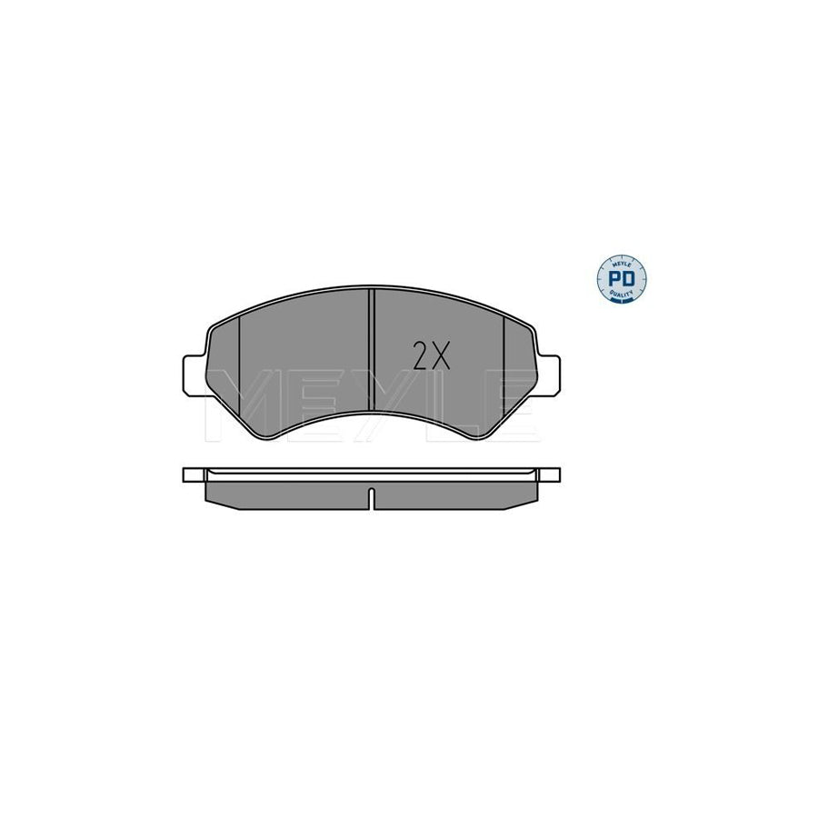 Meyle 025 244 6619-2/Pd Brake Pad Set