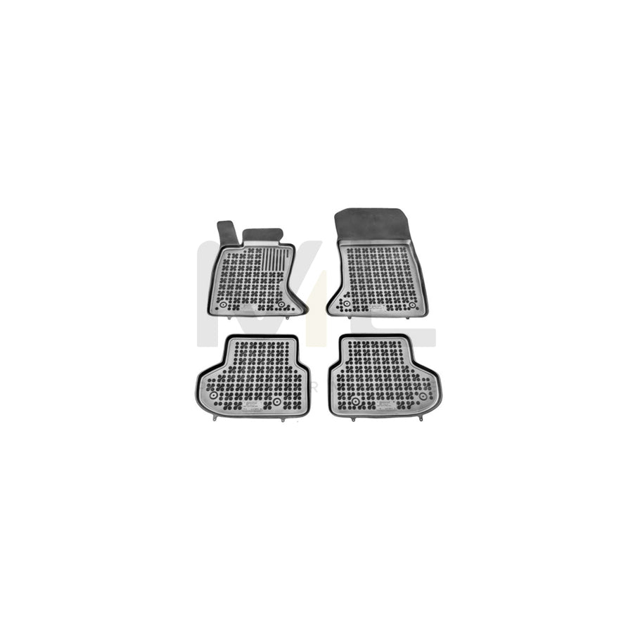 REZAW PLAST Tailored 200717 Floor mat set for BMW 5 Series Elastomer, Front and Rear, Quantity: 4, Black | ML Performance Car Parts