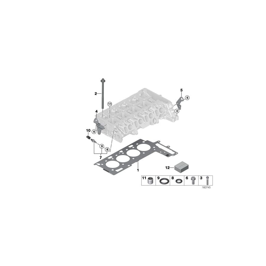 Genuine BMW 11127797494 E84 E83 E61 Loop (Inc. 316d, X1 20dX & X3 1.8d) | ML Performance UK Car Parts