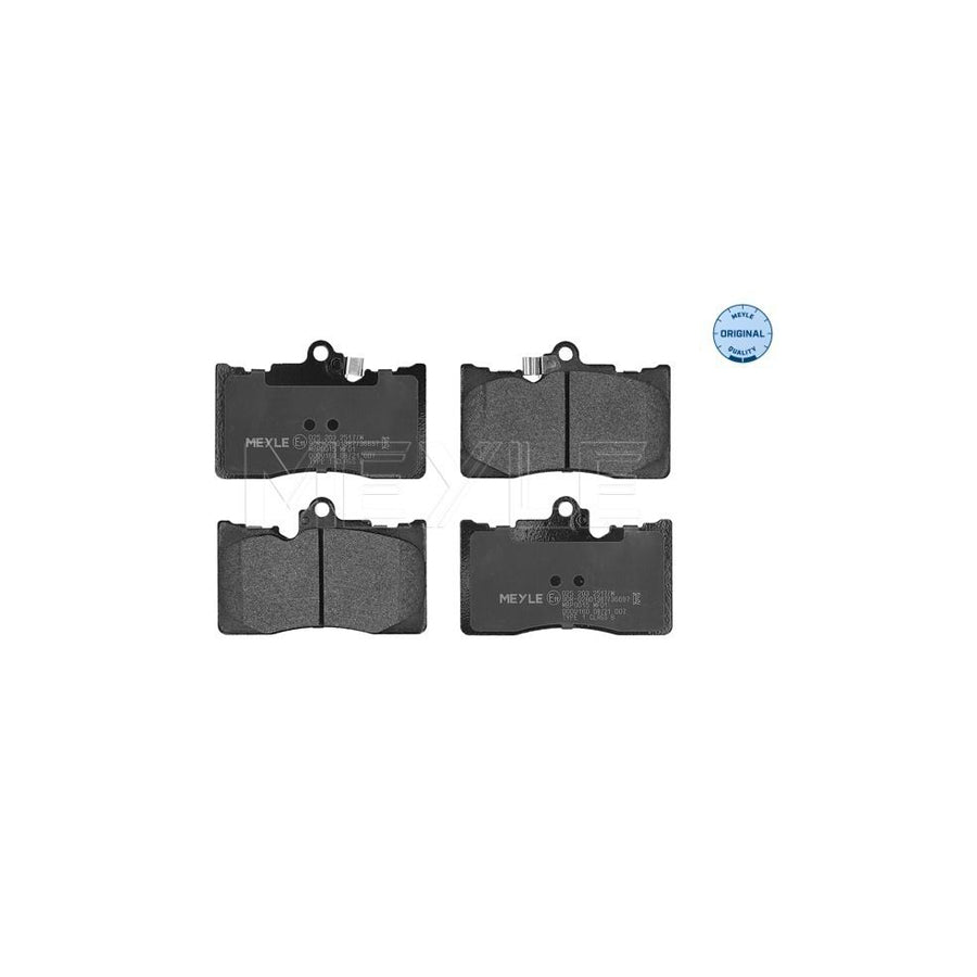 Meyle 025 203 2517/W Brake Pad Set