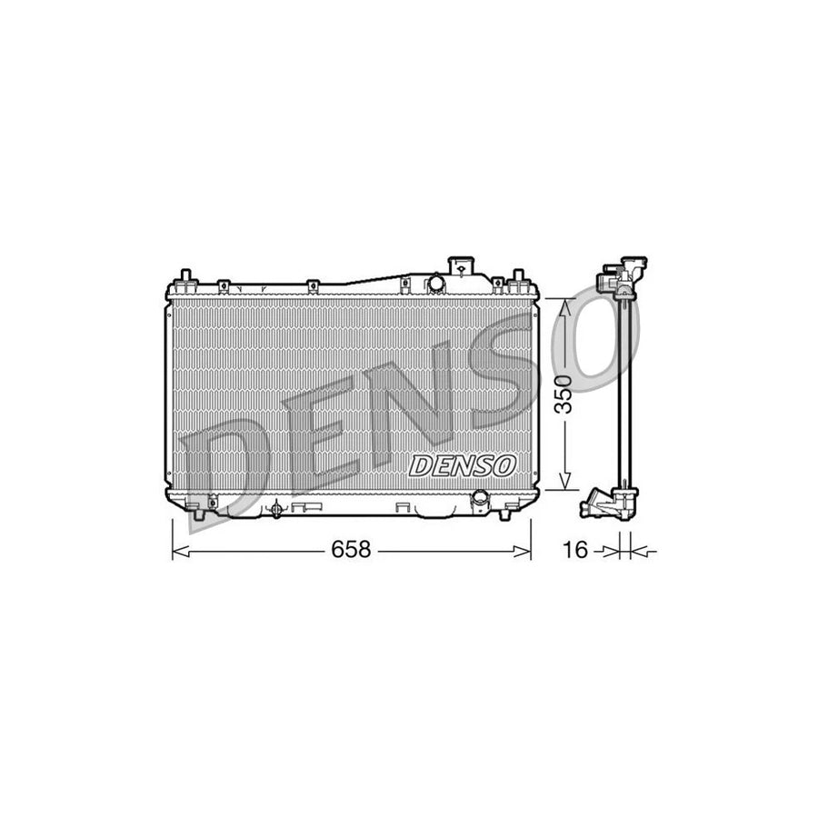 Denso DRM40009 Drm40009 Engine Radiator For Honda Civic | ML Performance UK