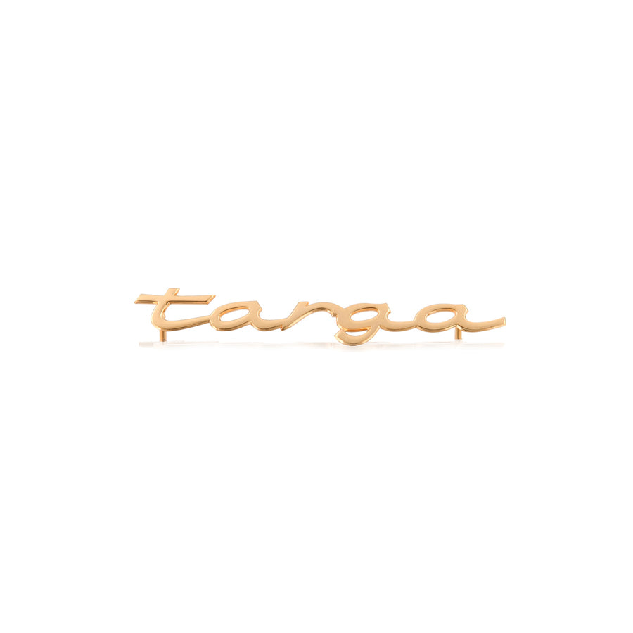 Genuine Porsche 'Targa' Badge, Gold Porsche 911 1967-73 | ML Performance UK Car Parts