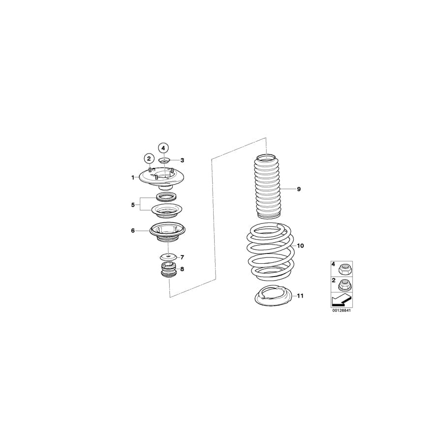 Genuine BMW 31332282630 E46 Front Coil Spring (Inc.  & M3 CSL) | ML Performance UK Car Parts