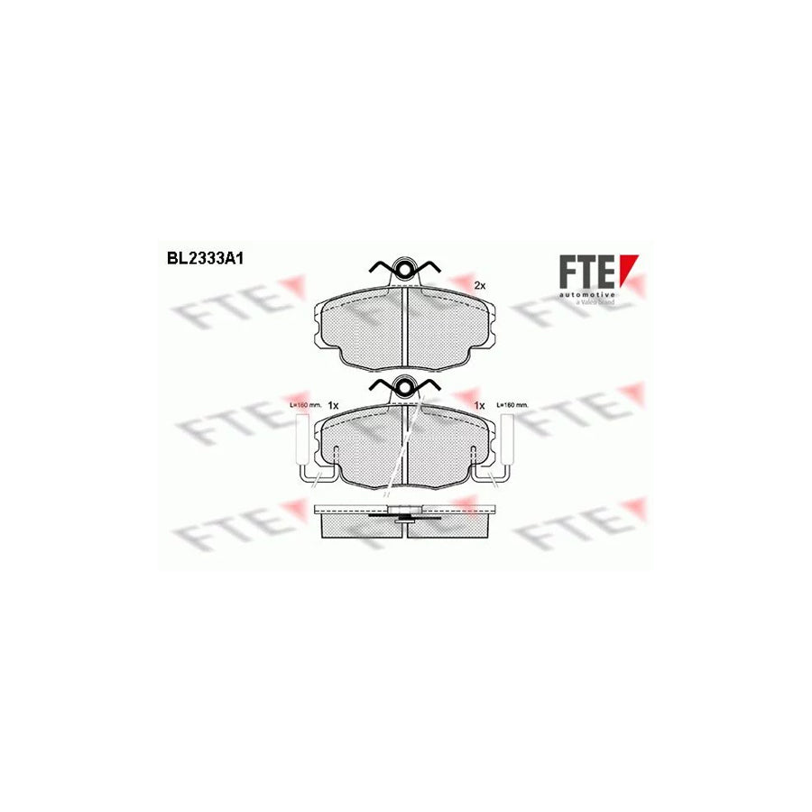 Fte BL2333A1 Brake Pad Set | ML Performance UK Car Parts