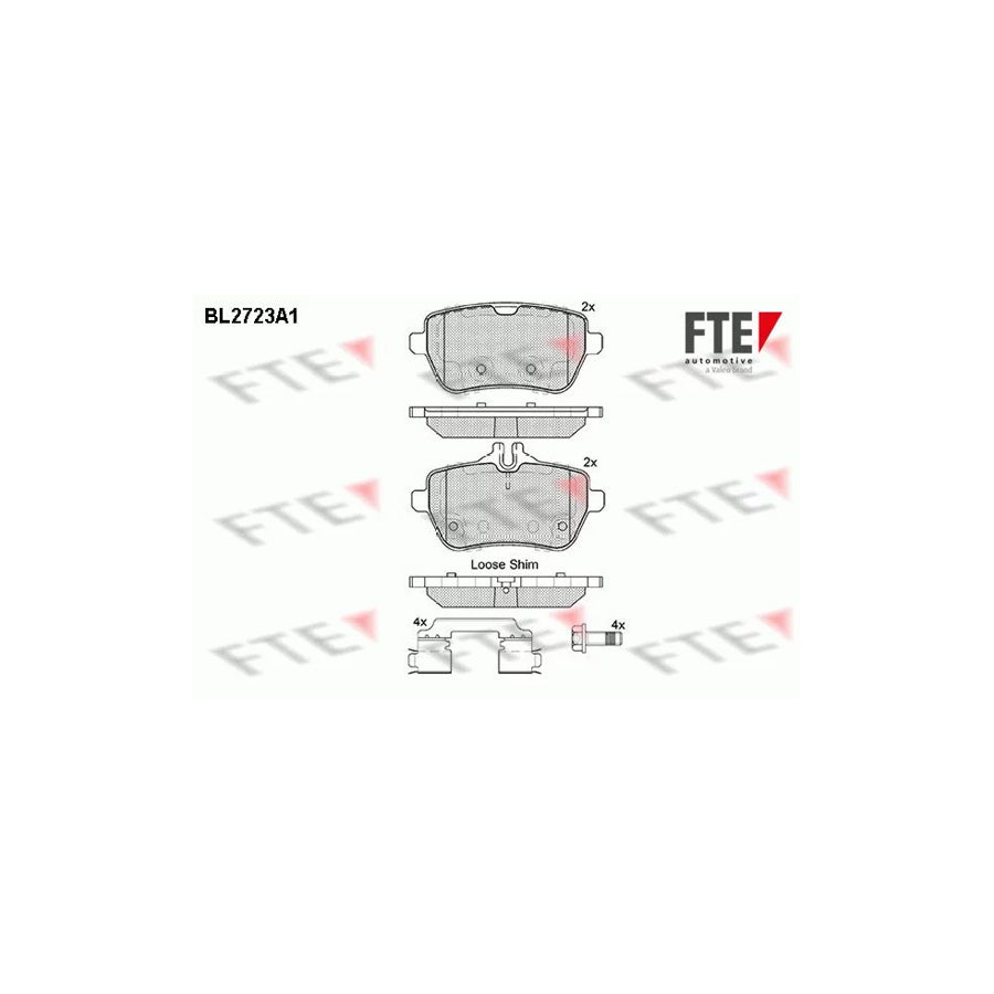 Fte 9010948 Brake Pad Set | ML Performance UK Car Parts