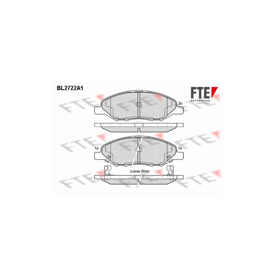 Fte 9010947 Brake Pad Set | ML Performance UK Car Parts