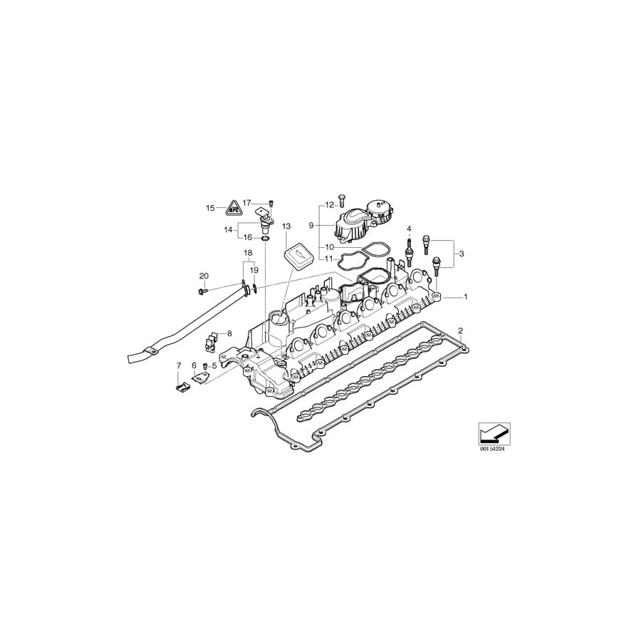 Genuine BMW 11127798103 E60 E61 O-Ring 20,22X3,53 (Inc. 535d) | ML Performance UK Car Parts