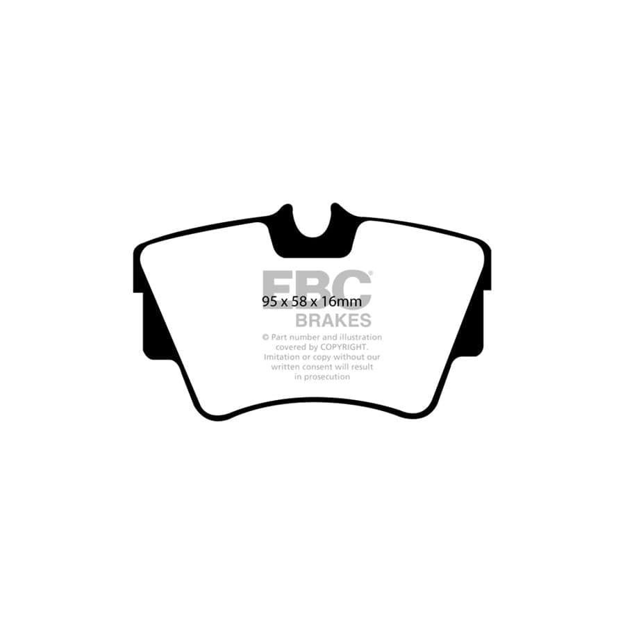 EBC PDKR885 VW Ultimax Rear Brake Pad & Plain Disc Kit - Girling/TRW Caliper (Inc. Caravelle & Transporter) 2 | ML Performance UK Car Parts